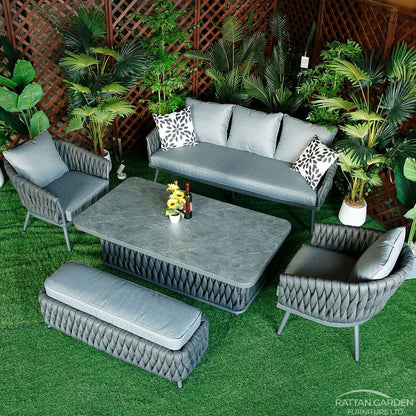 Rope Knightsbridge 7 Seat 5 Pieces Sofa Set