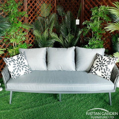 Chelsea Rope 5 seat 4 pieces sofa set