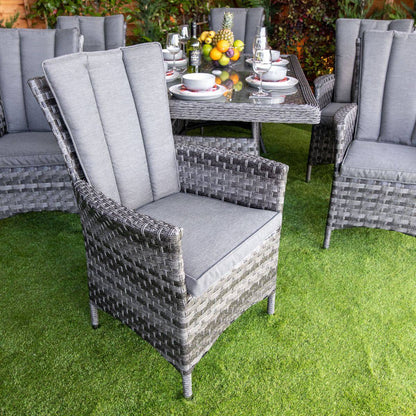 Serena Atlanta Rectangular 6 Seater Garden Dining Set