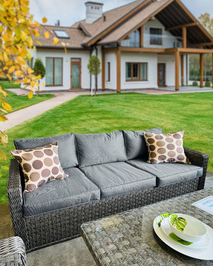 Rattan Serena Chichester Rising Table Sofa Set