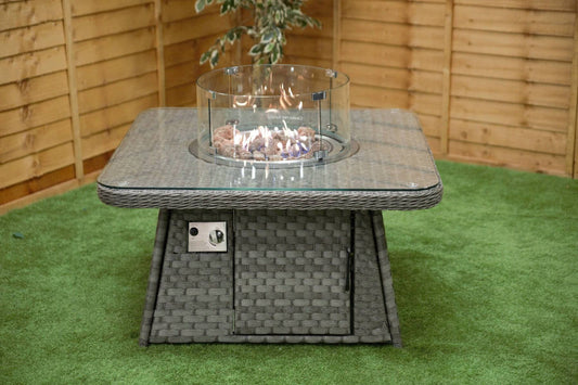 Serena Square Firepit Table