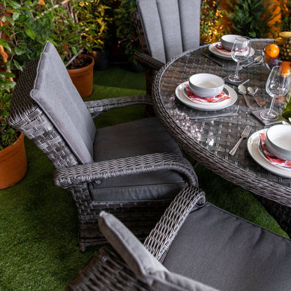 Serena Tokyo Round 6 Seater Garden Dining Set